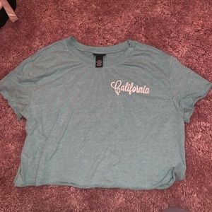 cropped tee